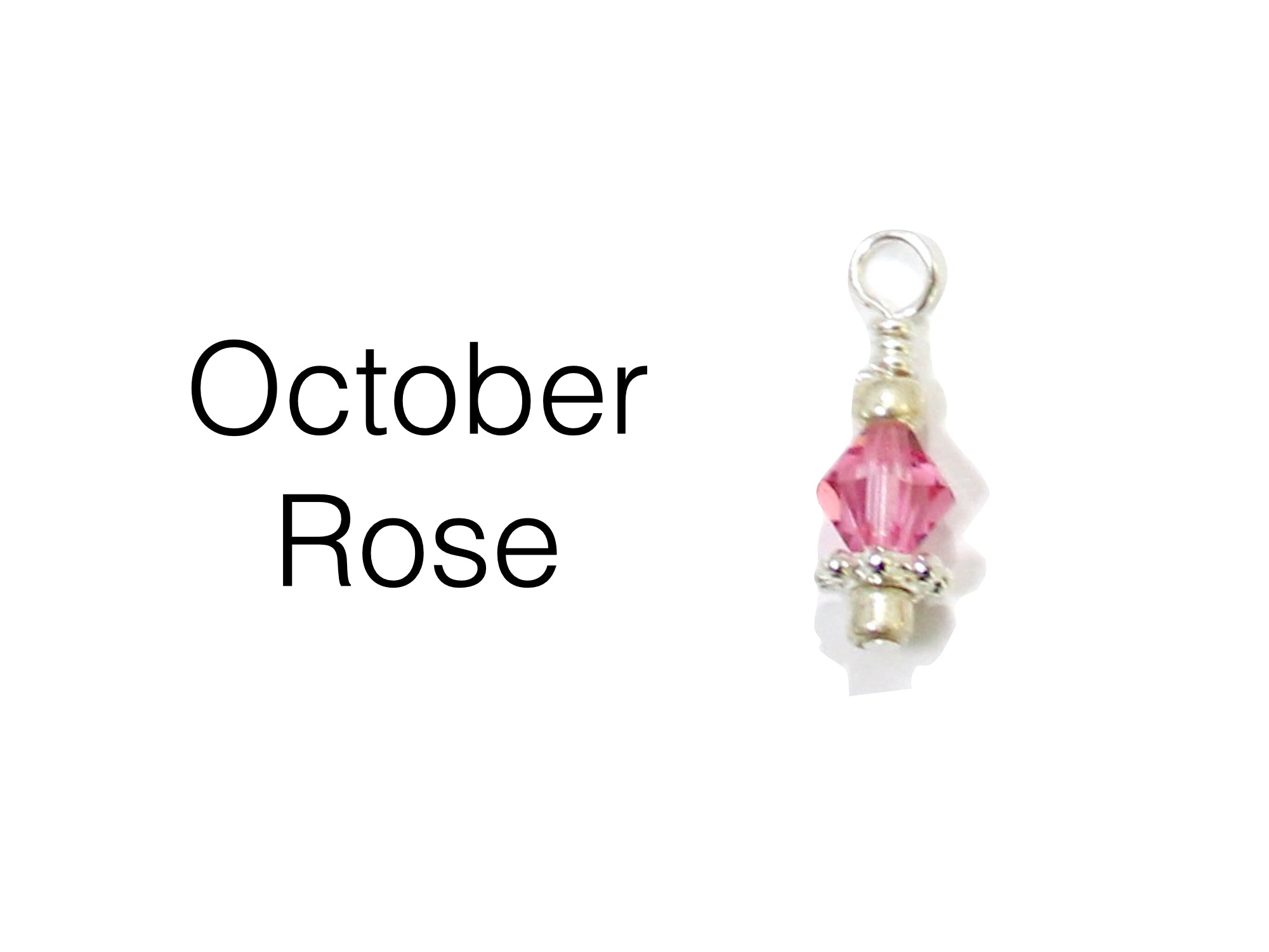 Rose Swarovski Crystal | October Birthstone