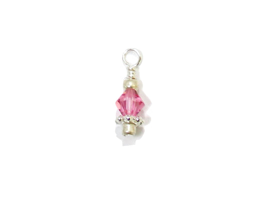 Jewelry Bar | Rose Swarovski Crystal ~ October Birthstone