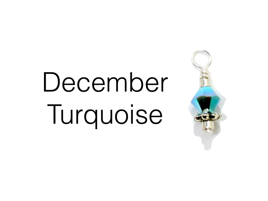 Turquoise Swarovski Crystal | December Birthstone