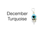 Turquoise Swarovski Crystal | December Birthstone