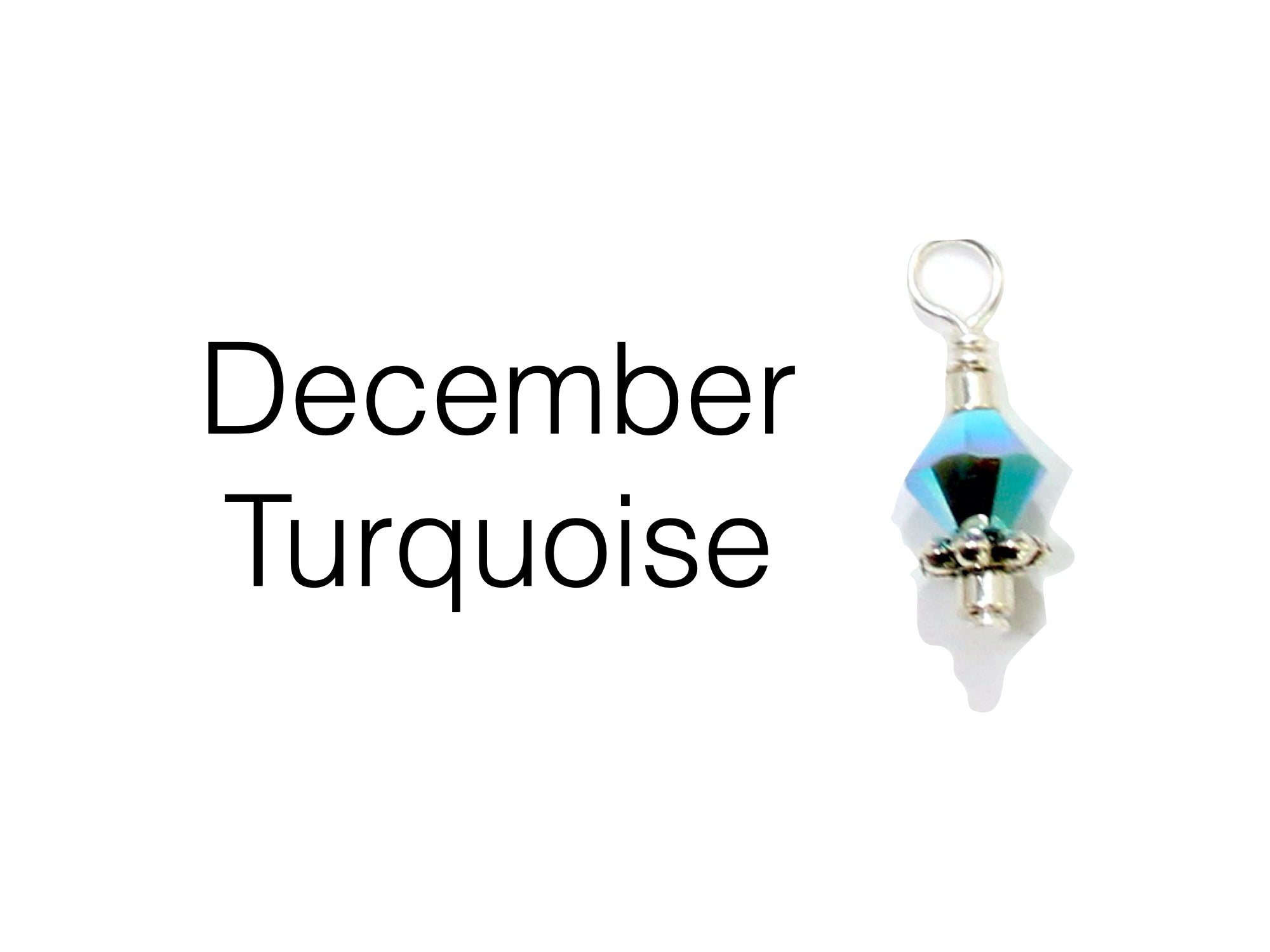 Turquoise Swarovski Crystal | December Birthstone