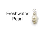 Freshwater Pearl Charm | June Birthstone