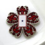 Blue Star Banner Brooch 13F