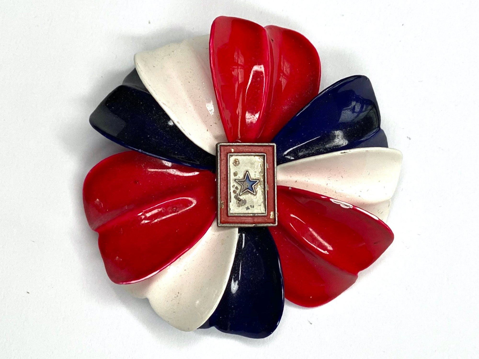 WWII-era Blue Star Sweetheart Pin on Vintage Brooch