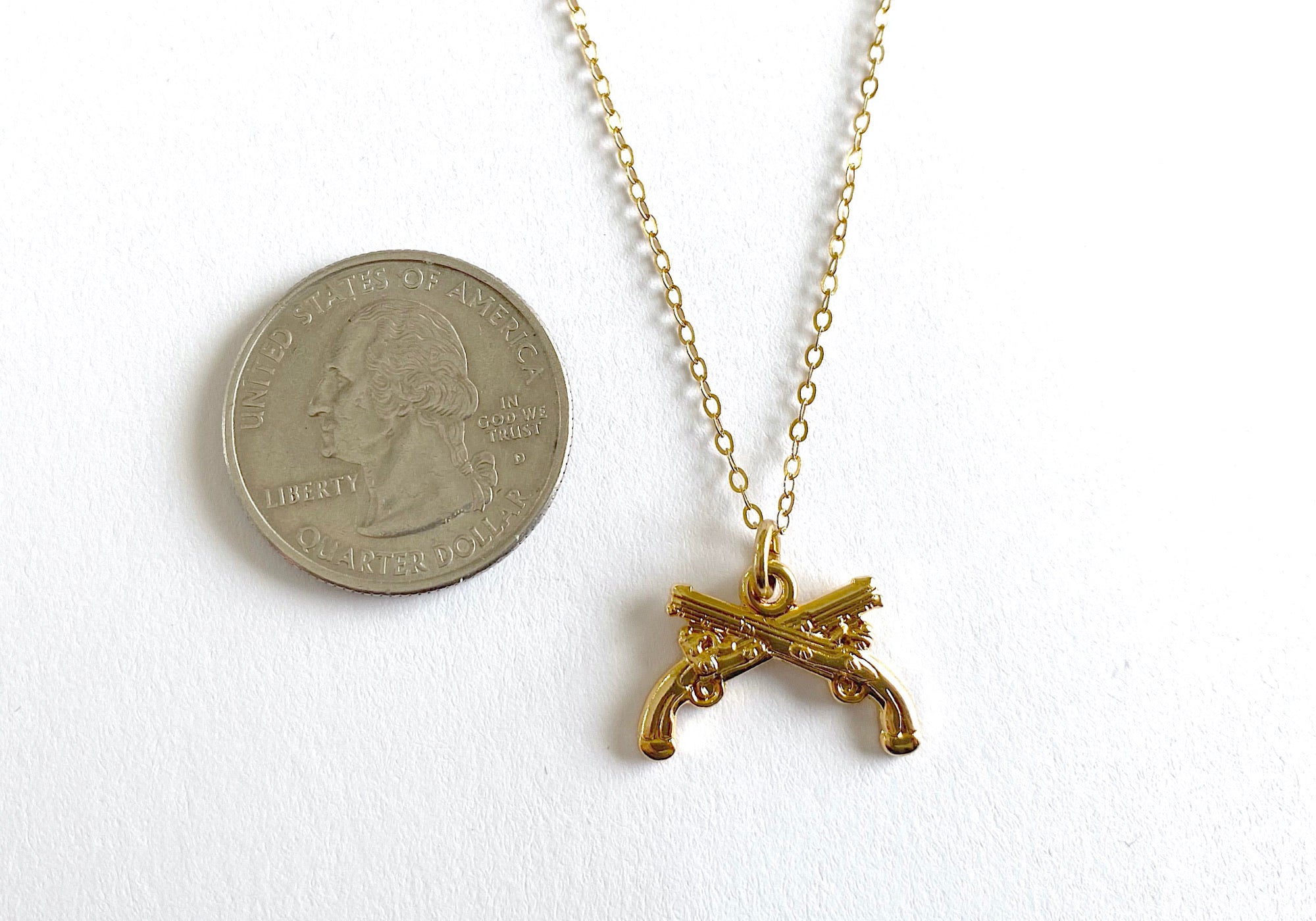 Military Police (MP) Charm Necklace