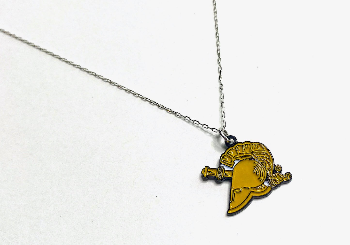 West Point Athena Gold Charm Necklace