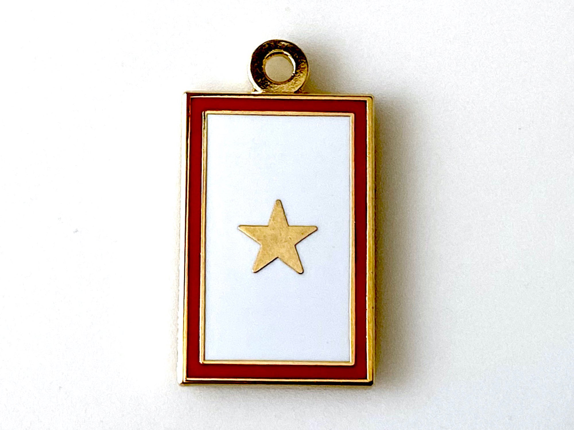 1 Gold Star Service Flag Charm