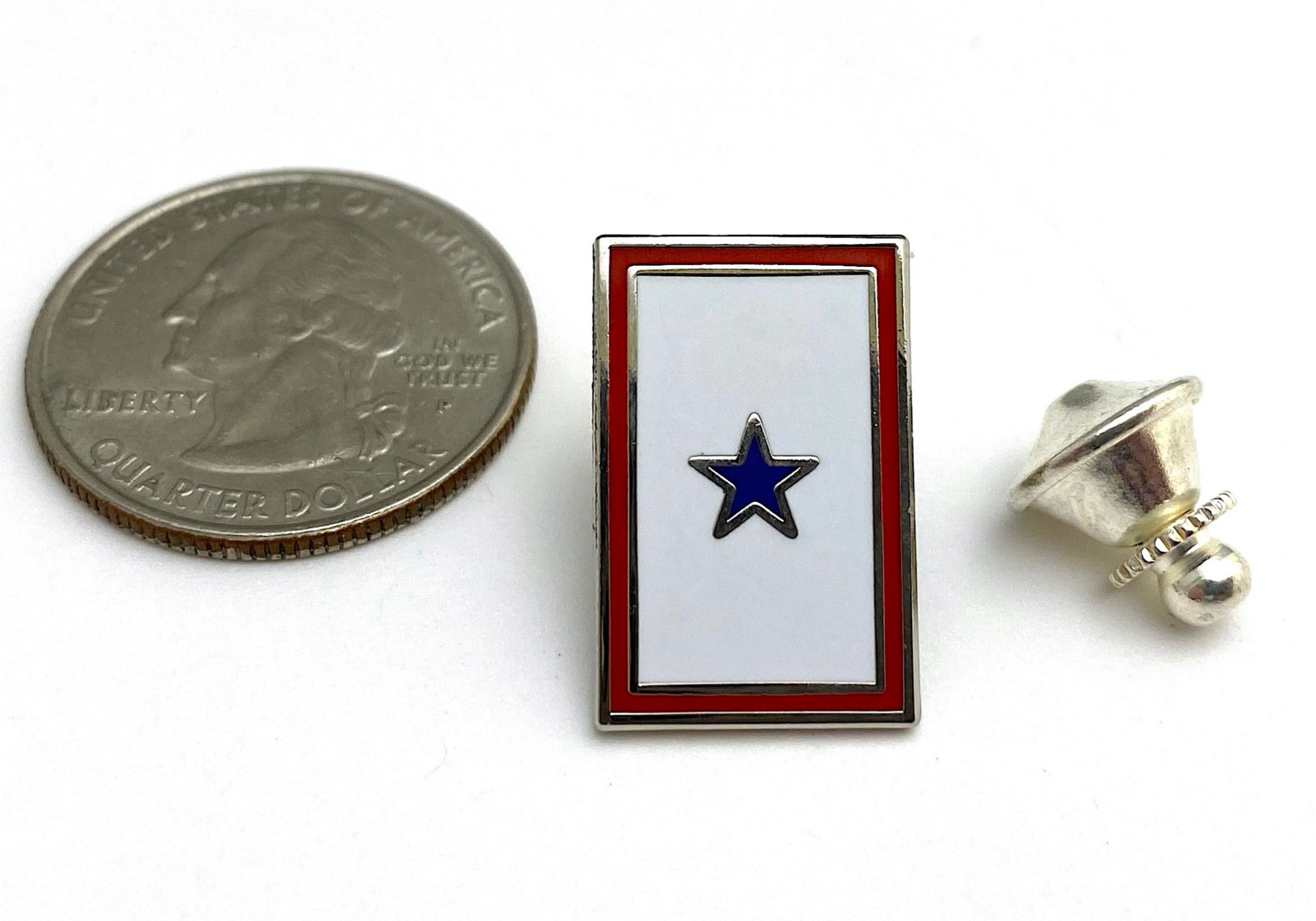Blue Star Banner Lapel Pin