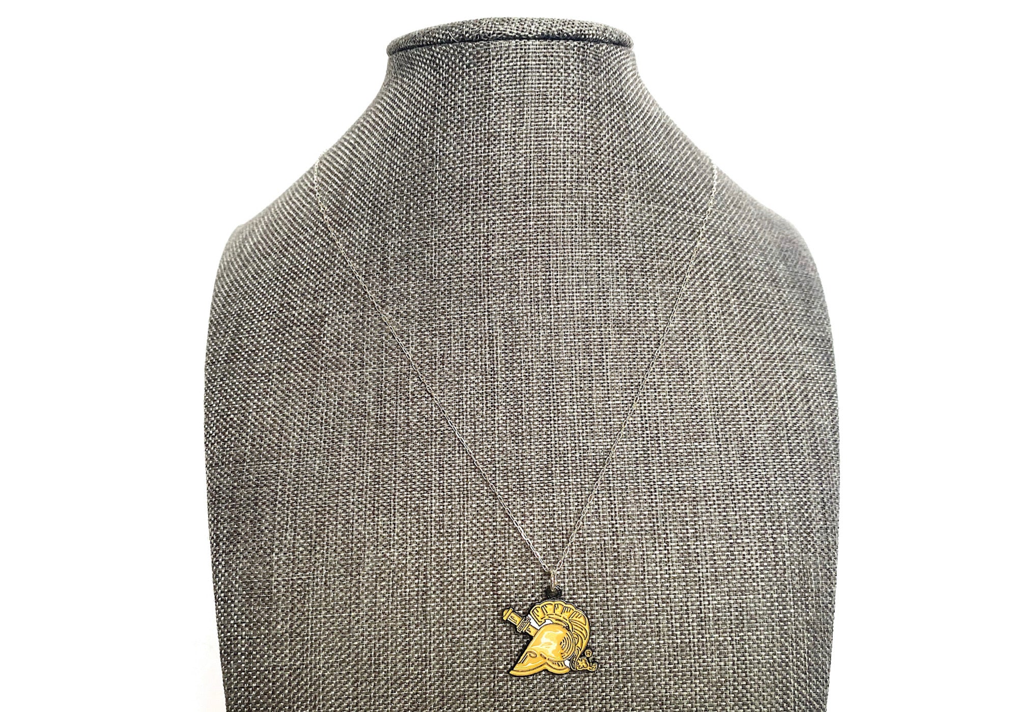 West Point Athena Gold Charm Necklace