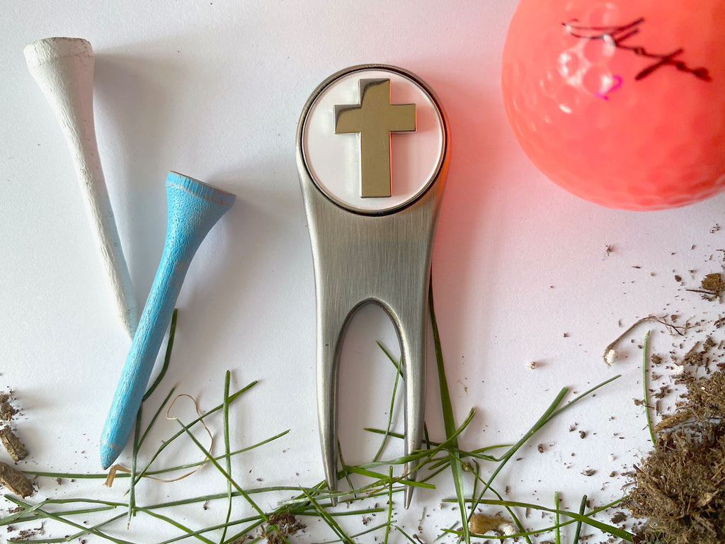 Chaplain Corps Cross Golf Divot Tool and Ball Marker