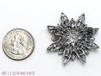 Blue Star Banner Brooch 4E