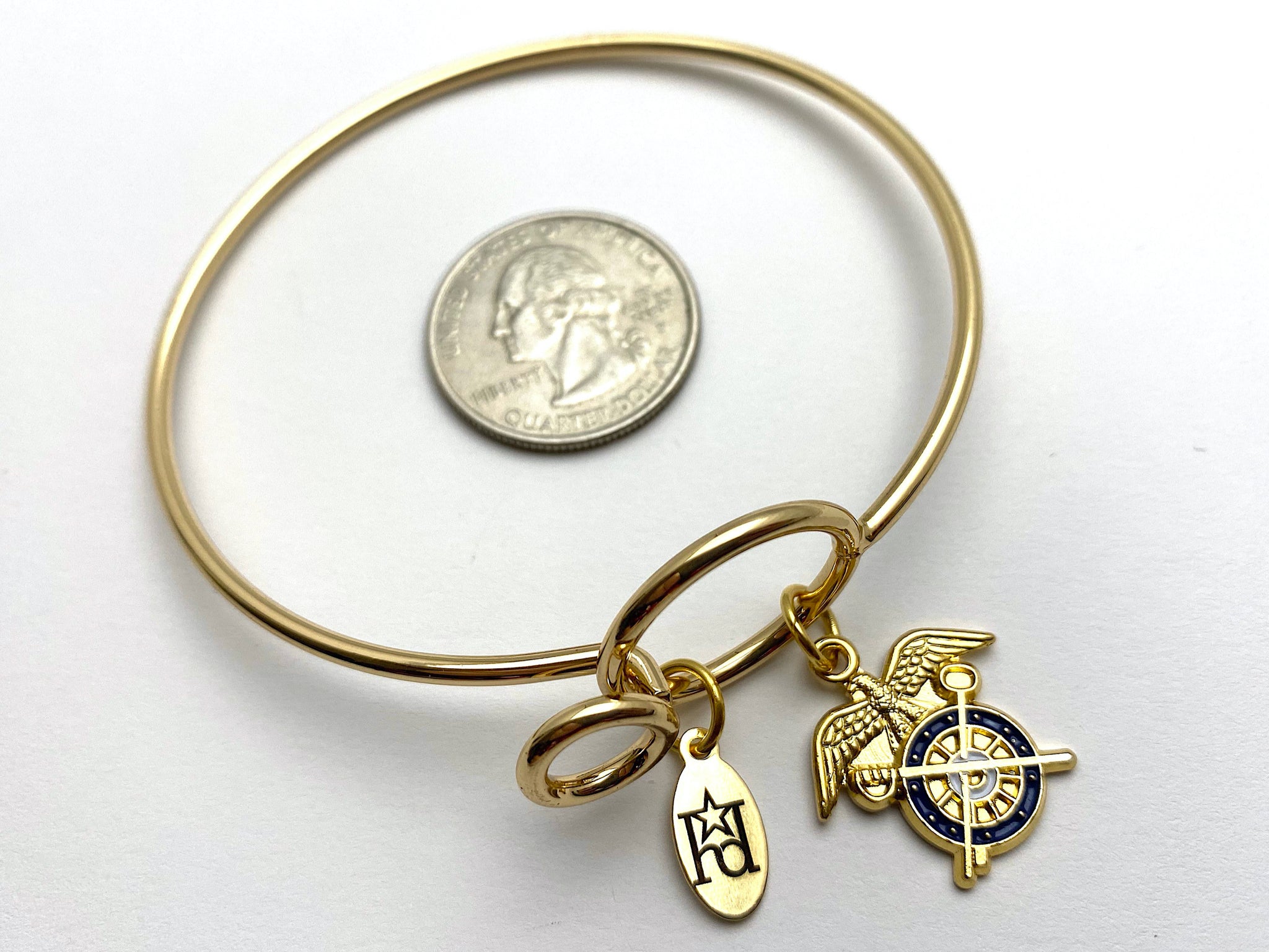 Quartermaster Memory Wire Bracelet