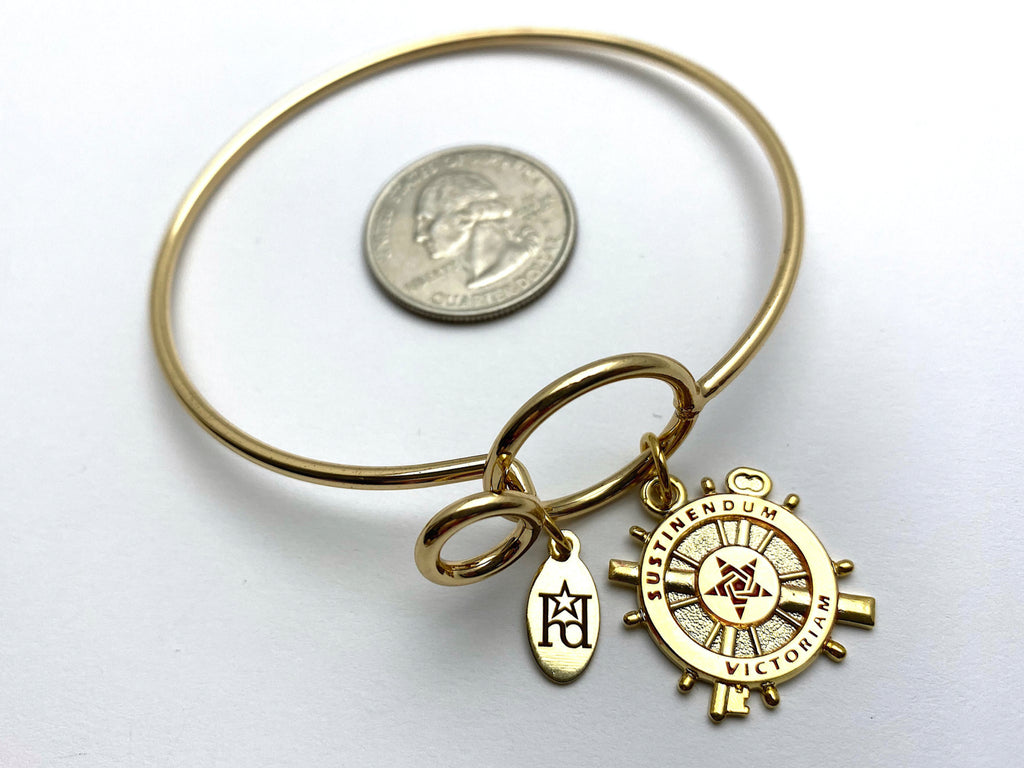 Logistics Memory Wire Bracelet