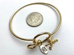 Cavalry Memory Wire Bracelet | Crossed Sabers