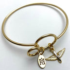 Aviation Memory Wire Bracelet | Prop and Wings