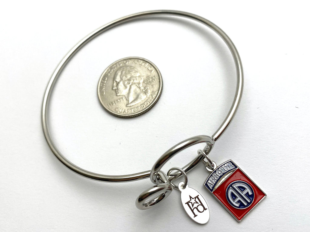 82nd Airborne Division Memory Wire Bracelet | 82 AD