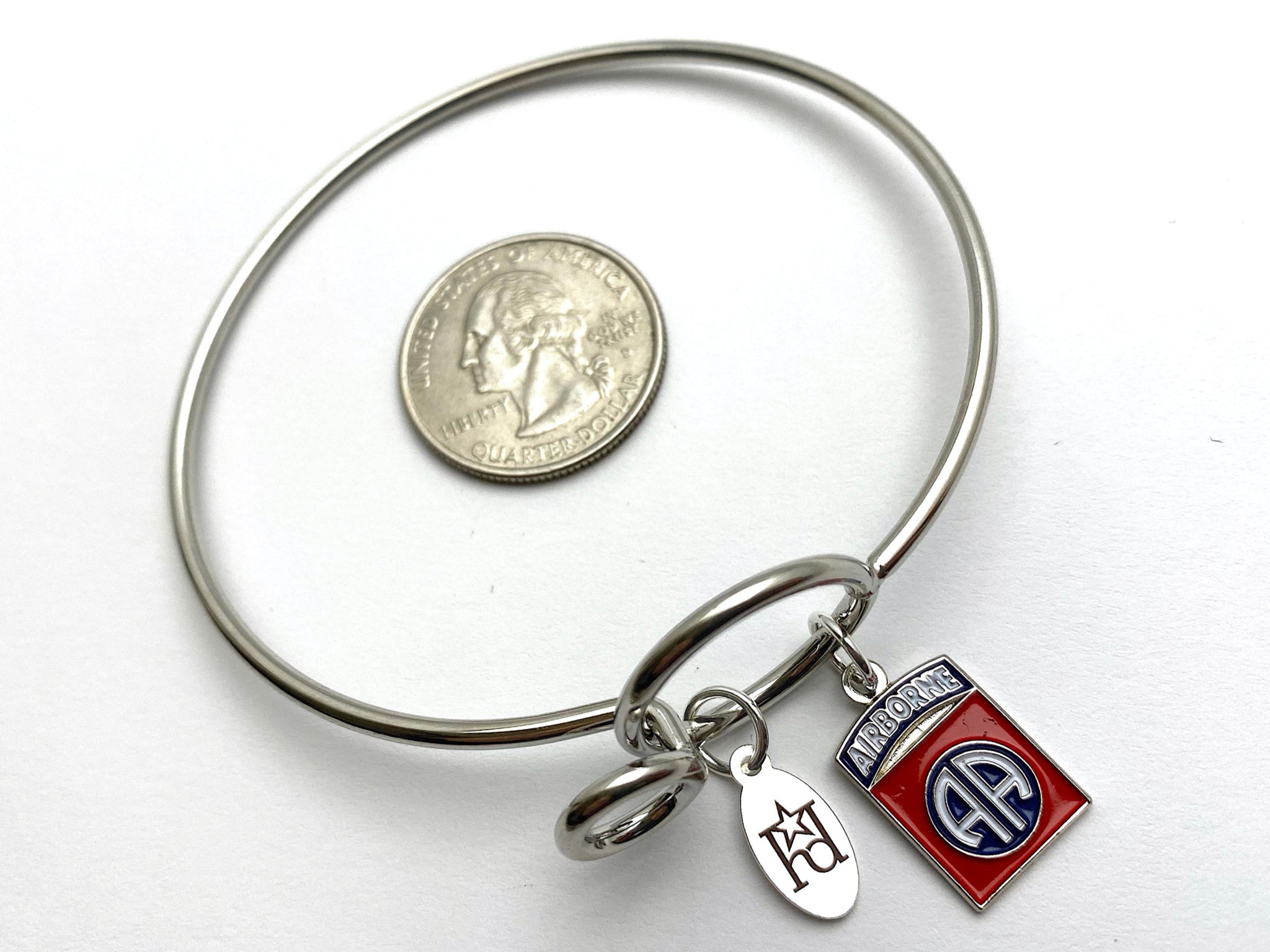 82nd Airborne Division Memory Wire Bracelet | 82 AD