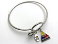 1st Armored Division Memory Wire Bracelet