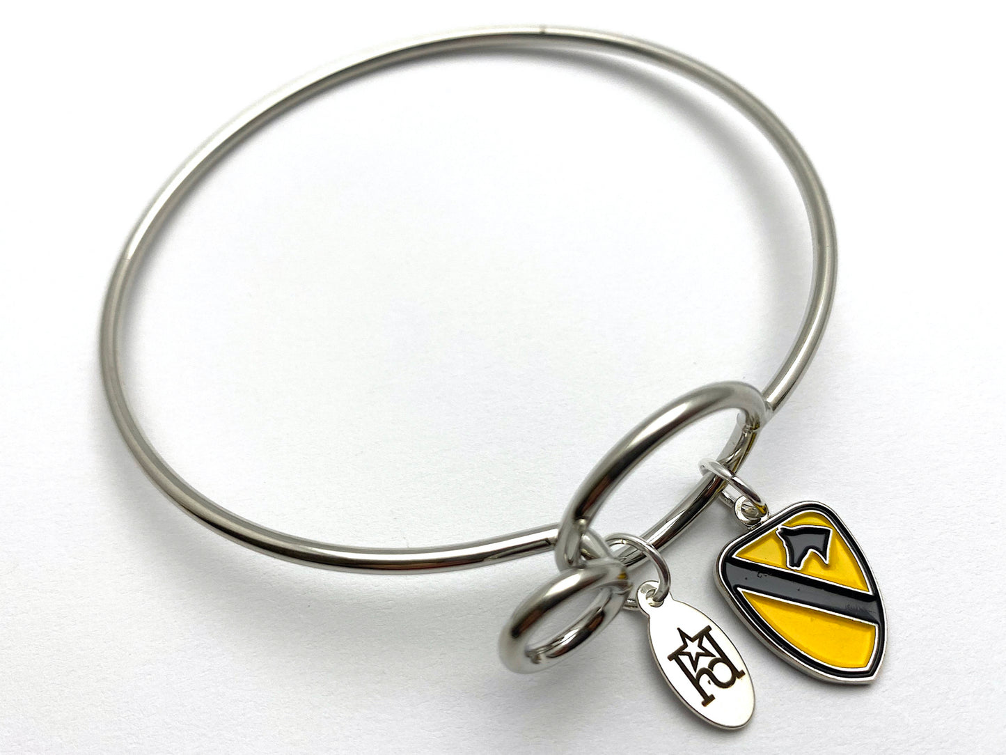 1st Cavalry Division Memory Wire Bracelet