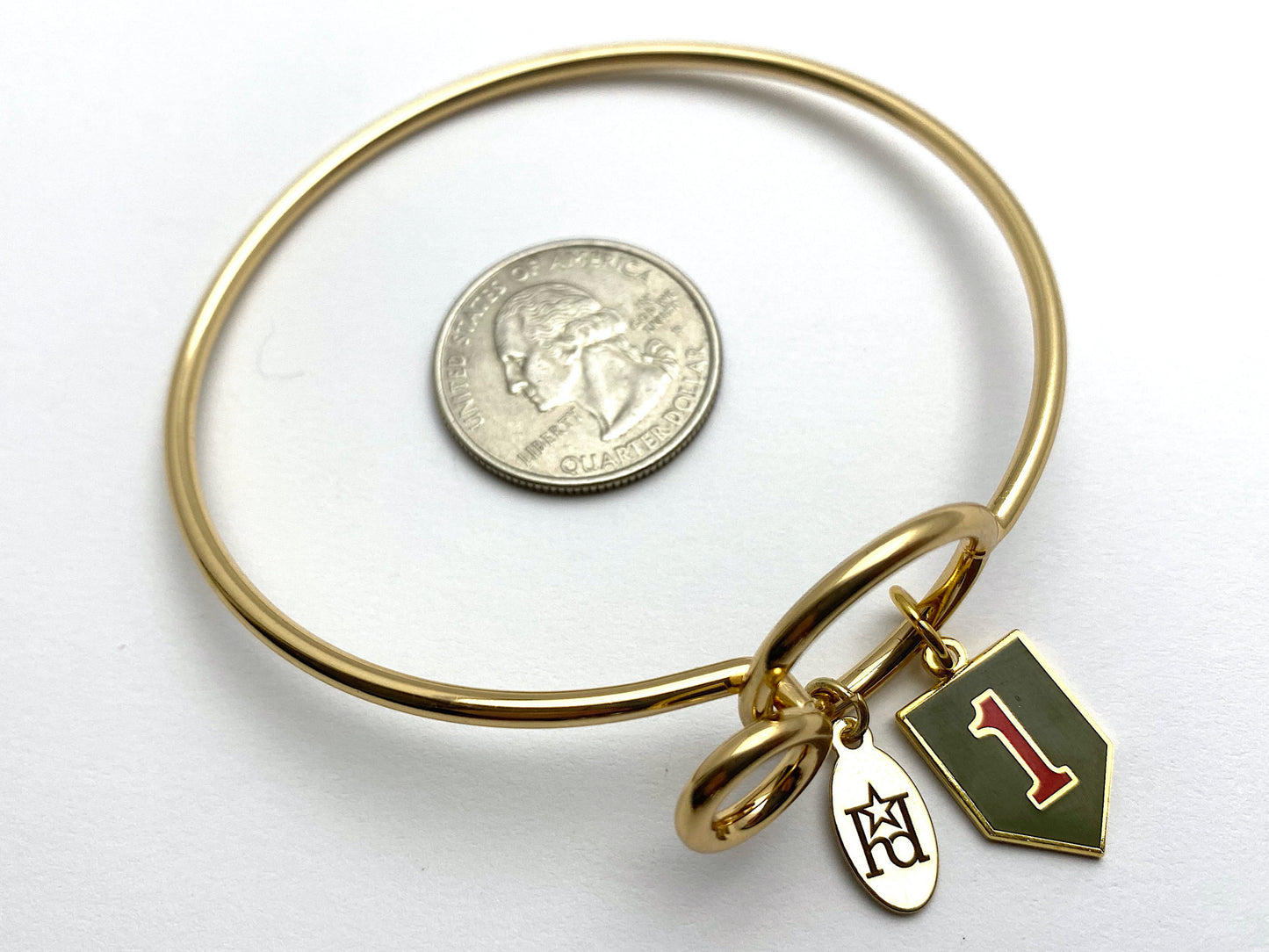 1st Infantry Division Memory Wire Bracelet
