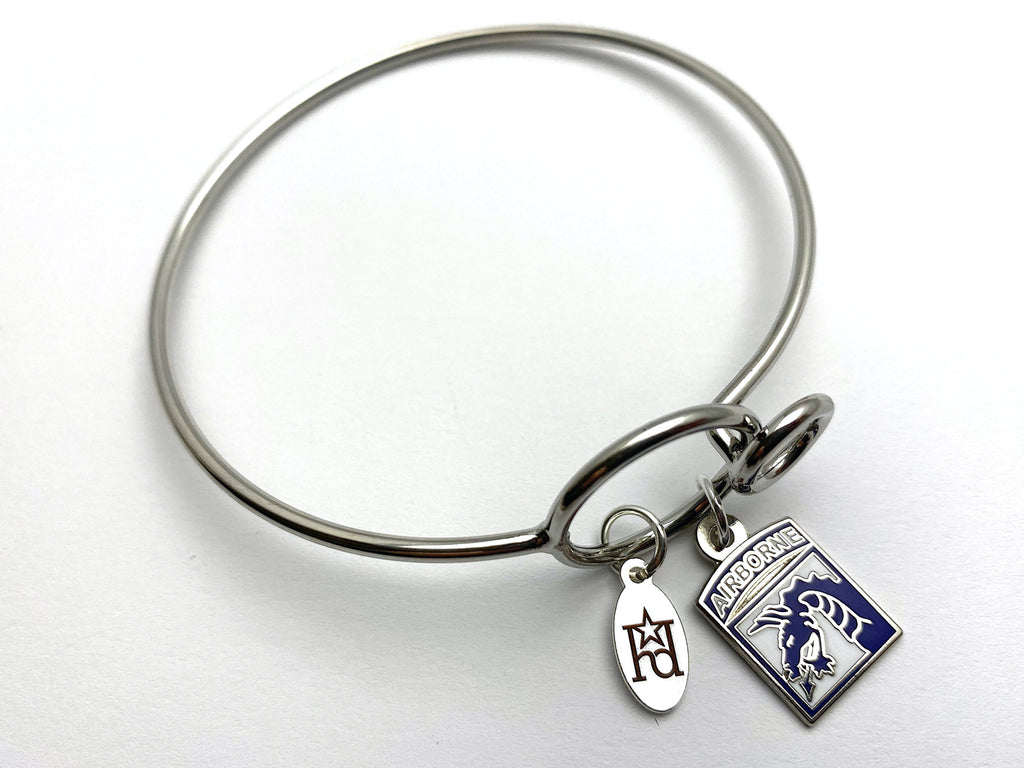 XVIII Airborne Corps Memory Wire Bracelet