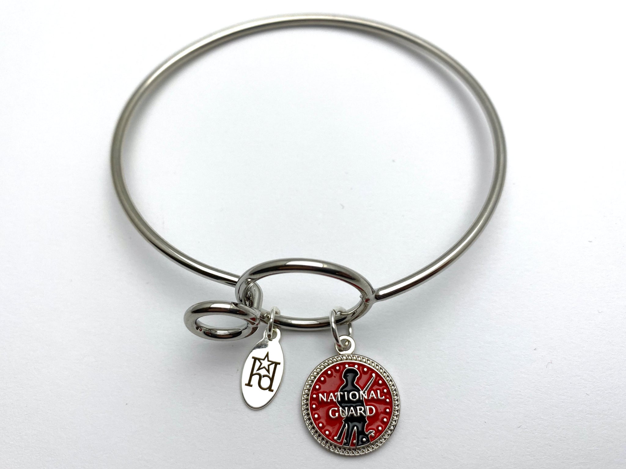 National Guard Memory Wire Bracelet
