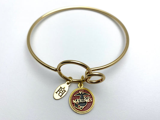 Marines Memory Wire Bracelet | USMC EGA