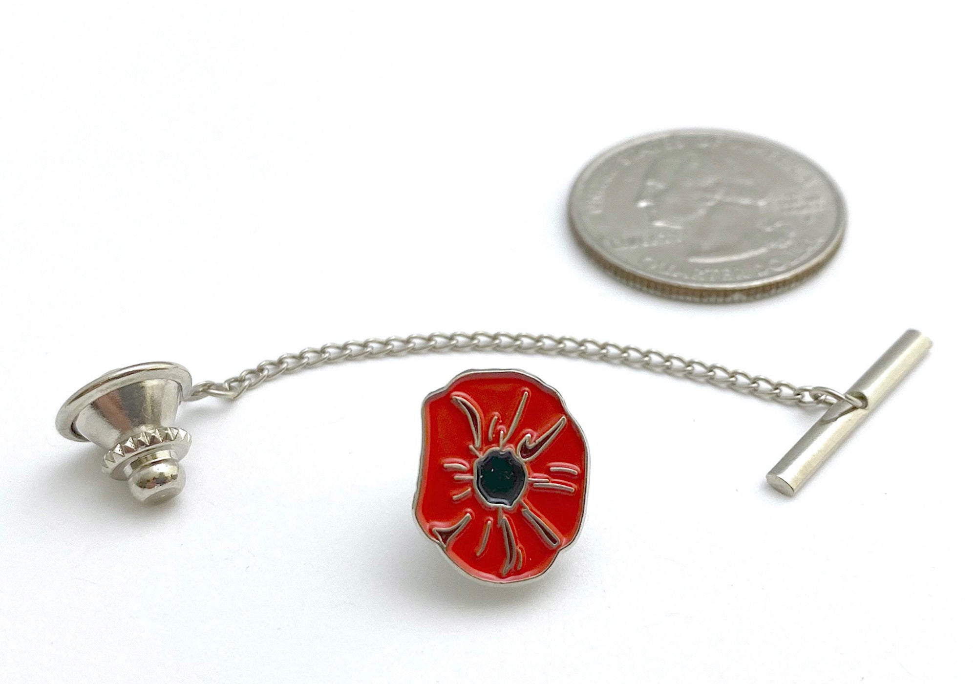 Poppy Tie Tack