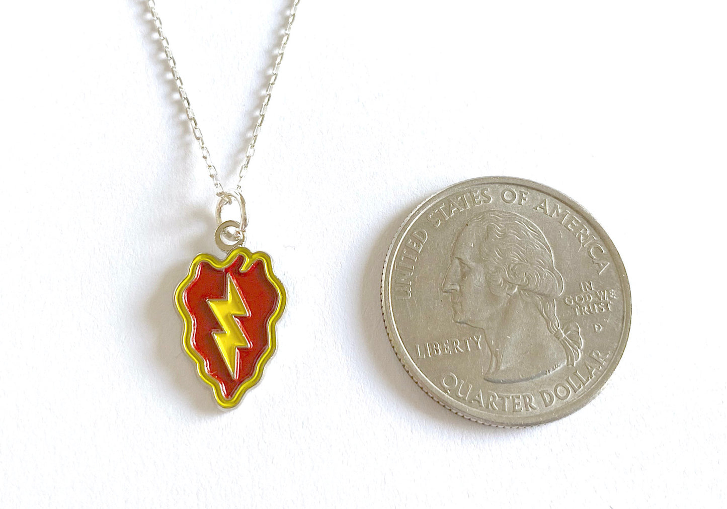 25th Infantry Division Charm Necklace