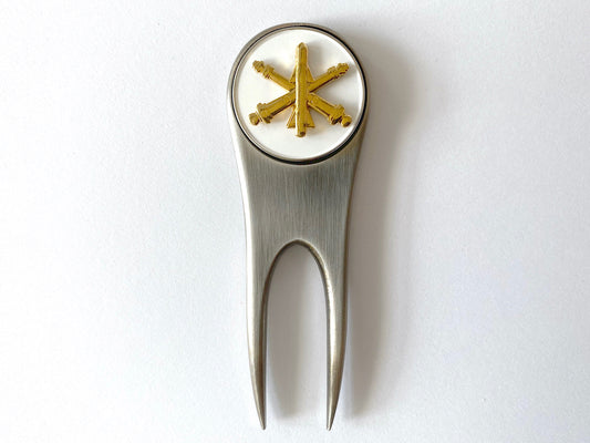 Air Defense Artillery (AD) Golf Divot Tool and Ball Marker