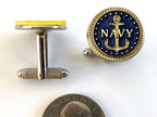 Navy Cufflinks