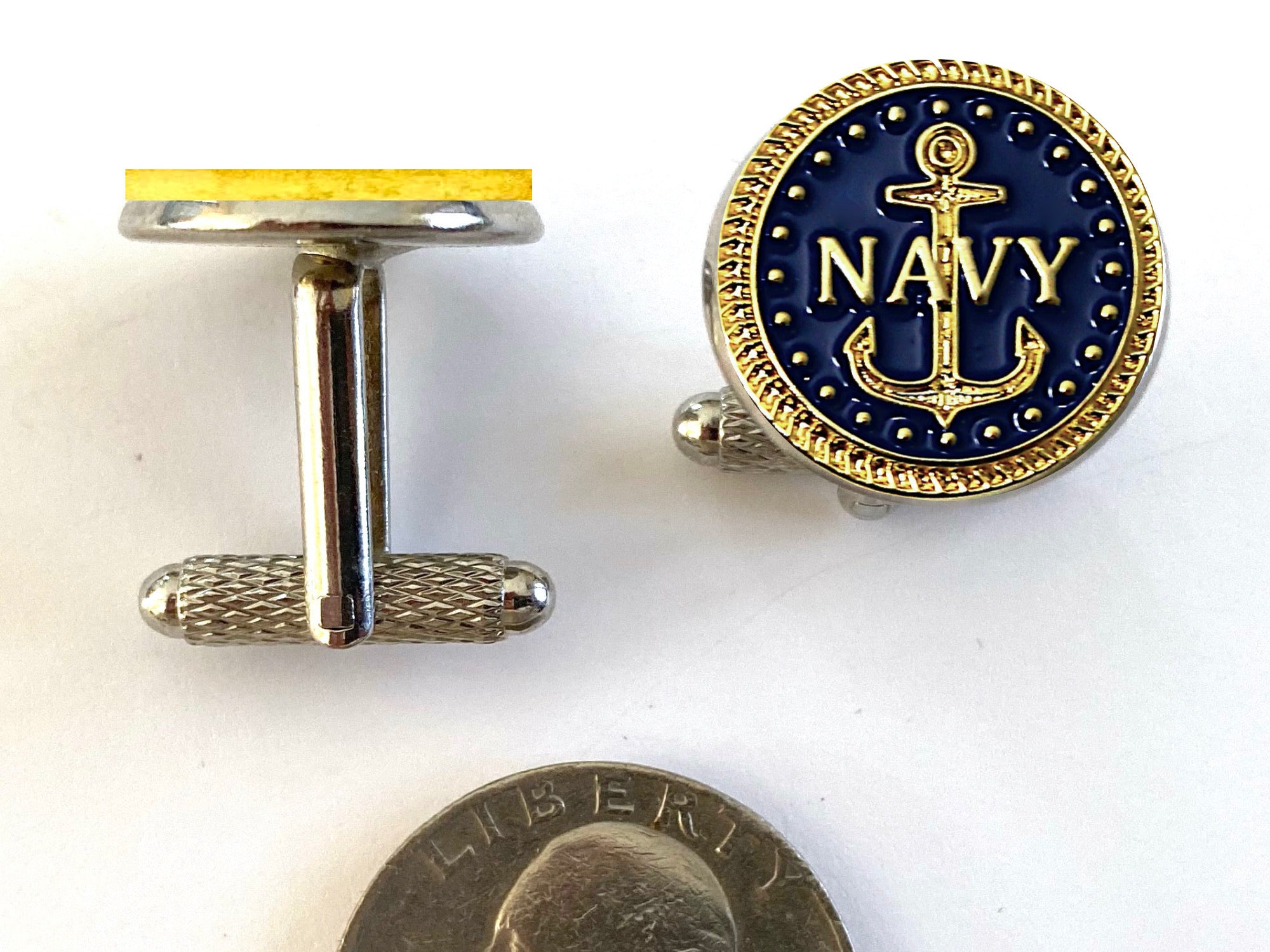 Navy Cufflinks
