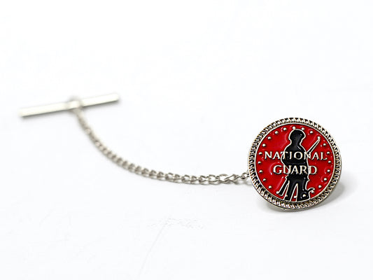 National Guard Silver Tie Tack