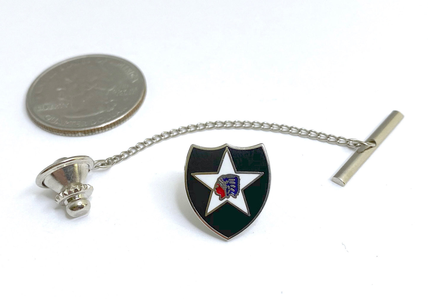 2nd Infantry Division Tie Tack