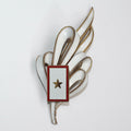 Gold Star Flag Vintage Brooch BR1009