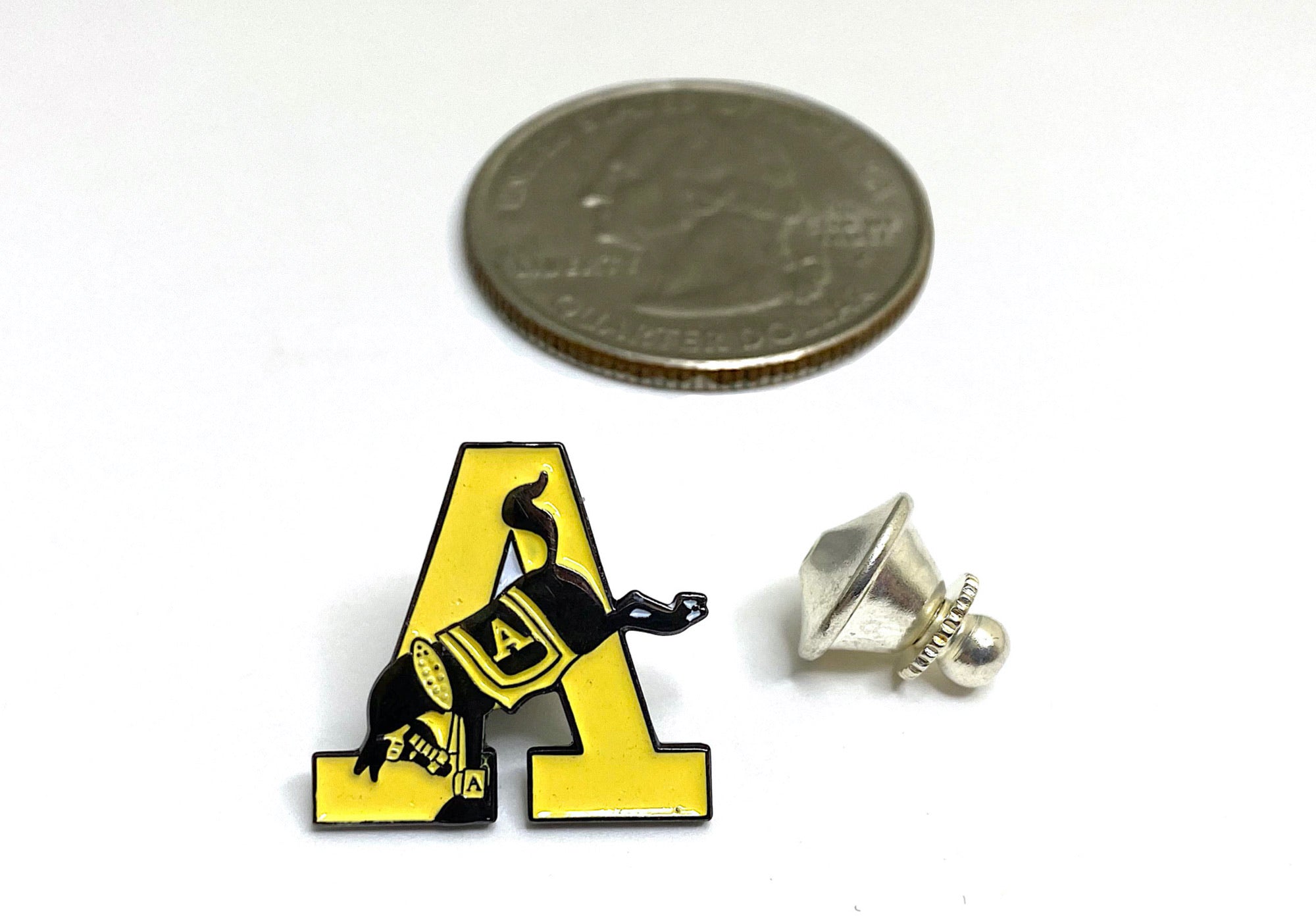 USMA Yellow Army A Lapel Pin