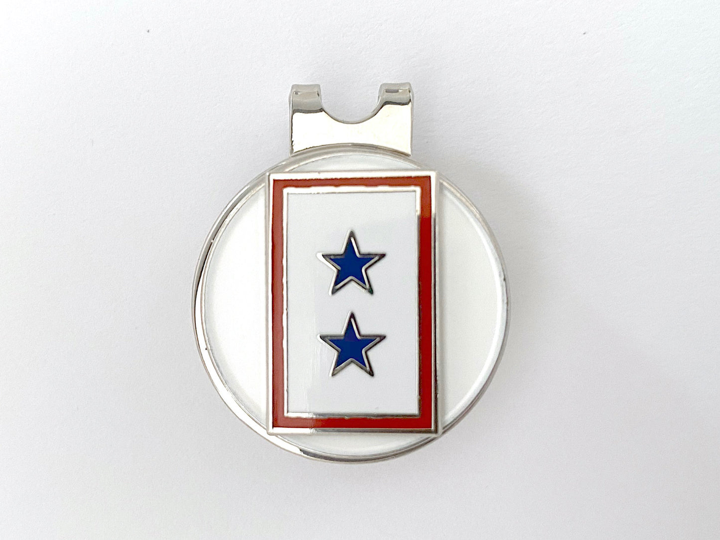 Blue Star Golf Hat Clip and Ball Marker