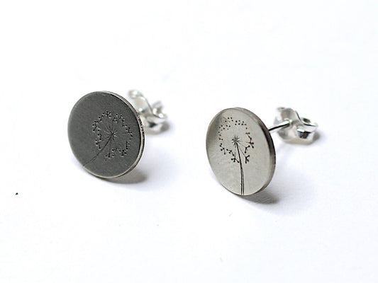 Dandelion Post Stud Earrings