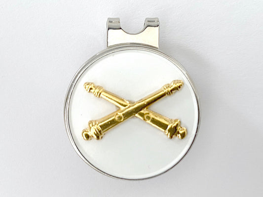 Field Artillery Golf Hat Clip and Ball Marker