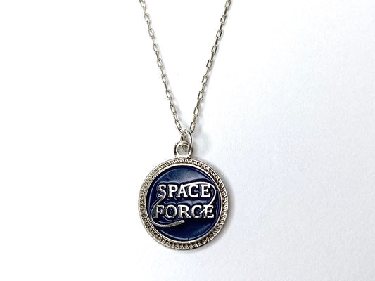 Space Force Charm Necklace