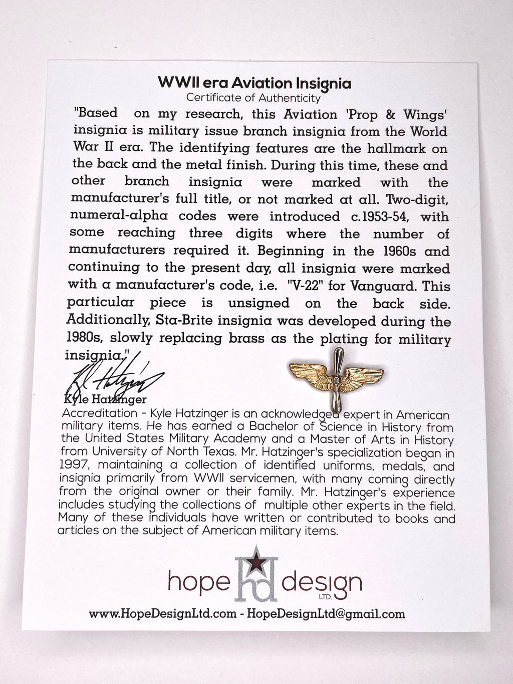 Vintage WWII U.S. Army Insignia Gift Set