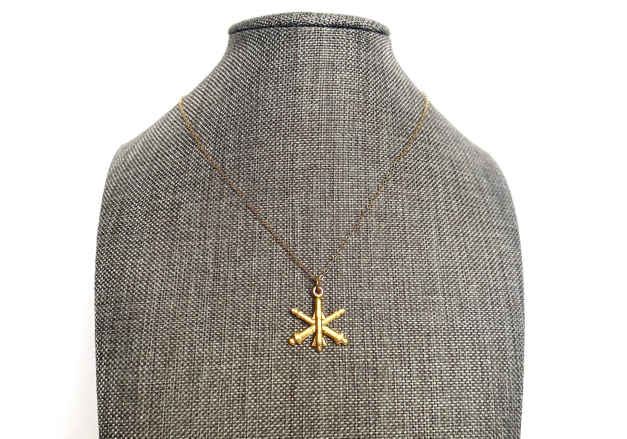 Air Defense Artillery Charm Necklace