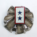 Blue Star Banner Vintage Brooch BR1014