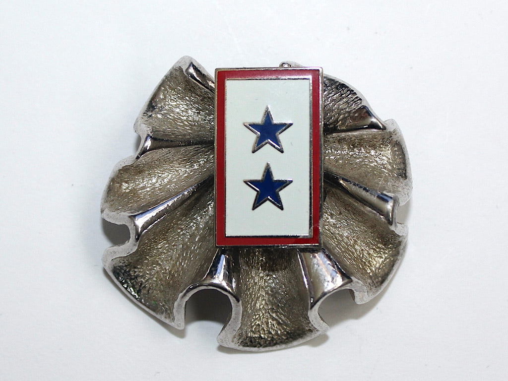 Blue Star Banner One of a Kind Brooch BR1014