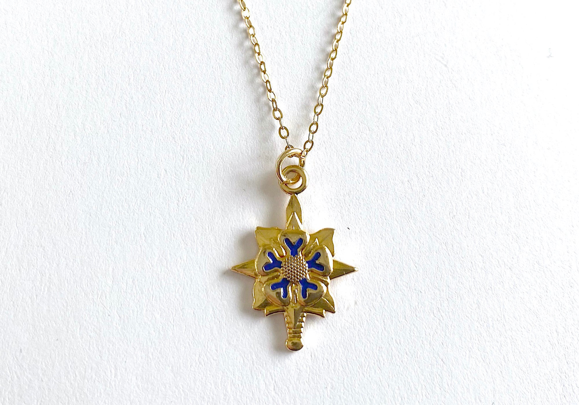 Military Intelligence (MI) Charm Necklace