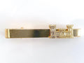 Gold Tie Bar with Engineer Castle Insignia