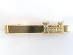 Gold Tie Bar with Engineer Castle Insignia