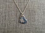 USMA Class of 2022 Silver Heart Charm Necklace BR525