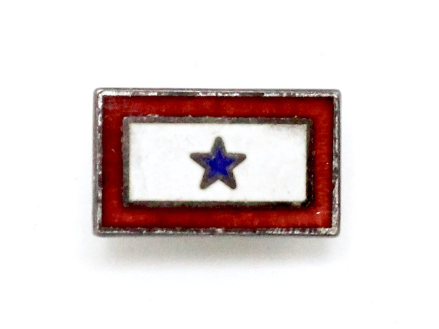 WWII-era Vintage Sweetheart Pin 1 Blue Star VB63