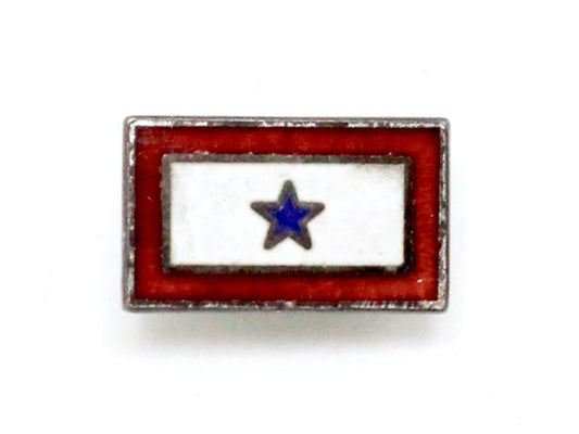 WWII-era Vintage Sweetheart Pin 1 Blue Star VB63